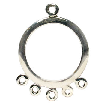Earring Round - Sterling