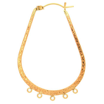 Earring Teardrop - Yellow Gold Filled
