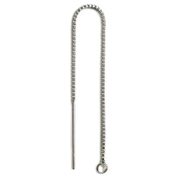 Earring Threader Box Chain - Sterling