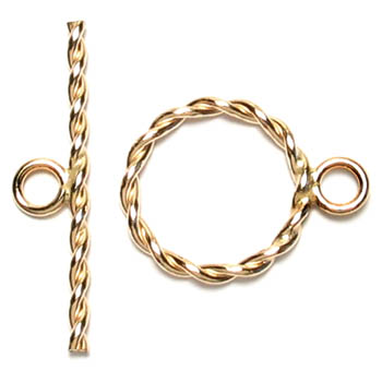 Toggle Clasp - Yellow gold Filled