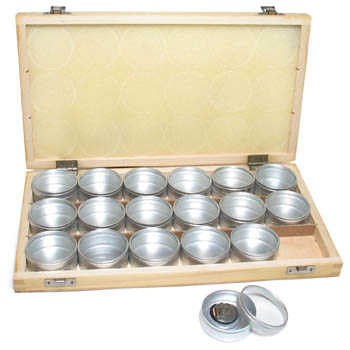 Storage Case with Aluminum Containers