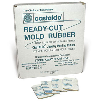 Castaldo Mold Rubber in Pre-Cut Sizes 5 LB Gold Label