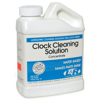L&R Clock Cleaning Solution Concentrate Pint