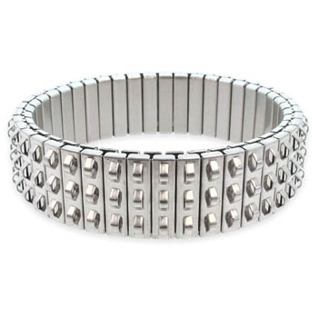 Expansion Bracelet - White 3-Loop