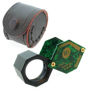 Loupe Folding Triplet Green 10x