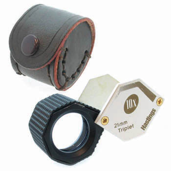 Loupe Folding Triplet White 10x