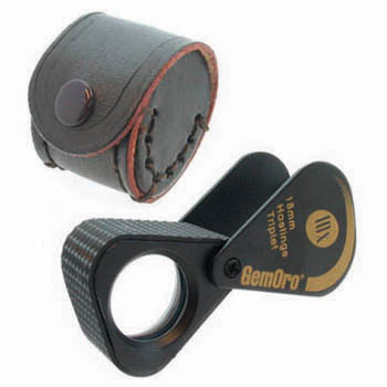 Loupe Folding Triplet Black 10x