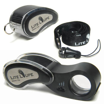 Lite Loupe Folding 10X Black