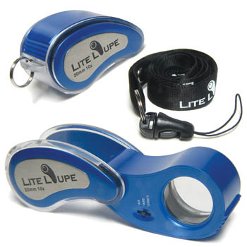 Lite Loupe Folding 10X Blue
