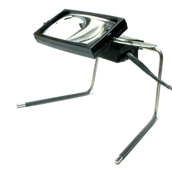 Magnifier Illuminated Stand