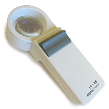 Magnifier - Illuminated Aspheric Lens 14X