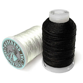 Bead Cord, Champion Silk Spool Black