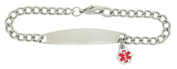 Medical Alert Bracelet Ladies' Stainless Steel DTJ-37