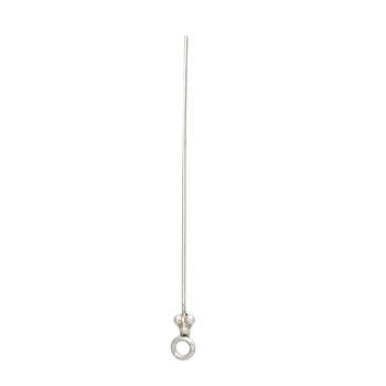 Eye Pin - Sterling with Ball Cluster