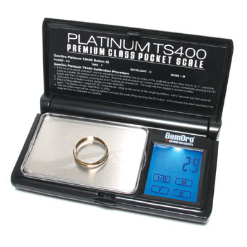 GemOro Platinum TS400 - 100 Gram Touch Screen Scale