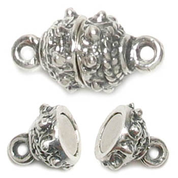Clasp - Magnetic Sterling Bali Style