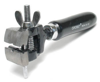 Hand Vise with Wooden Handle