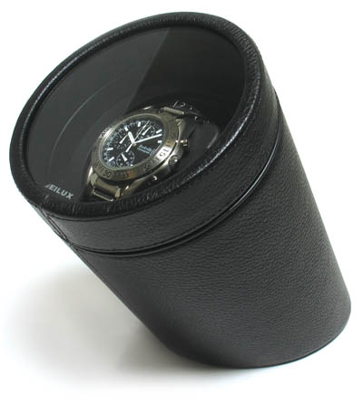 Watch Winder Black Leather
