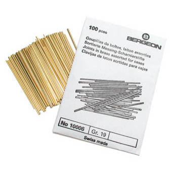 Pins for Watch Cases, Bergeon 10006 Brass