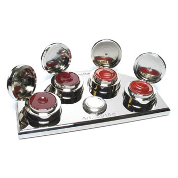 Oil Stand with Agate Wells Bergeon 30180