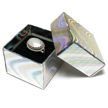 Ring Box, Silver Hologram