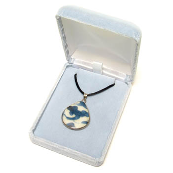 Velvet Pendant Box Gray