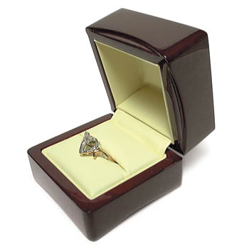 Ring Box, Cherry Wood