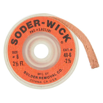 Solder Wick Desoldering Copper Braid Size 6
