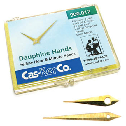 Watch Hand Assortment, Yellow Dauphine