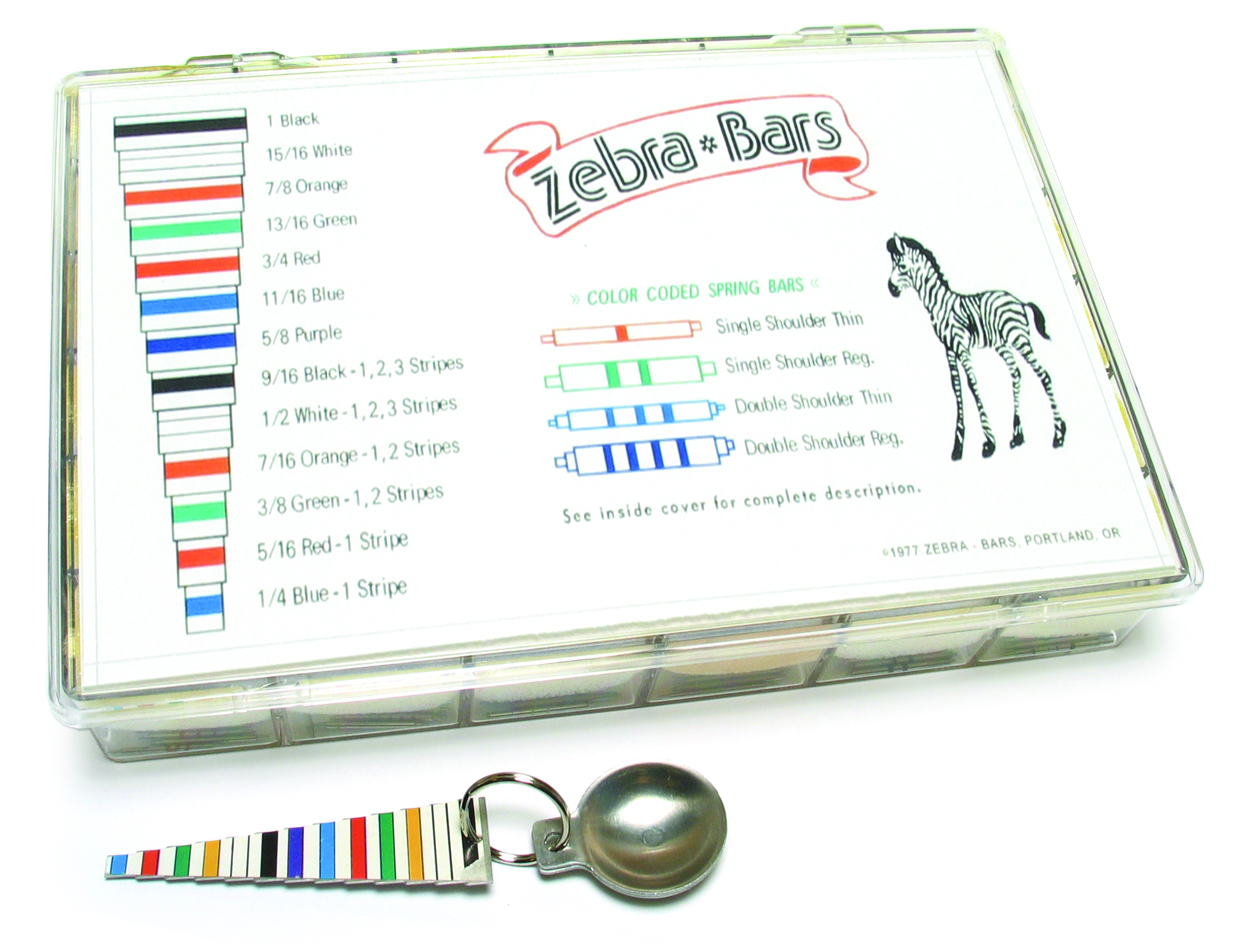Spring Bar Assortment, Zebra