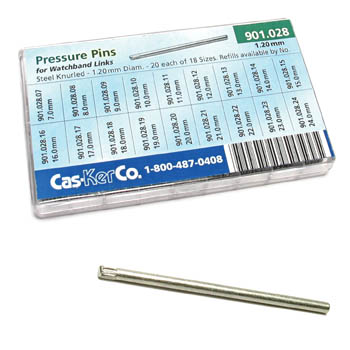 Bracelet Pin Assortment, Knurled Steel 1.20mm