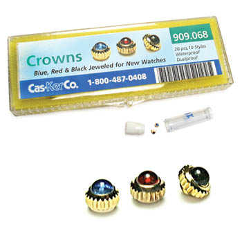 Watch Crown Assortment, Jeweled