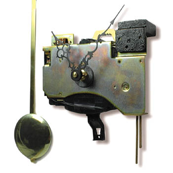 Quartz Bim Bam Strike Clock Movement with Pendulum