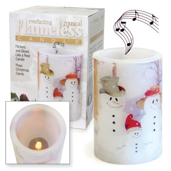 Christmas Carol Candle 