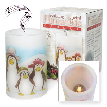 Christmas Carol Candle 