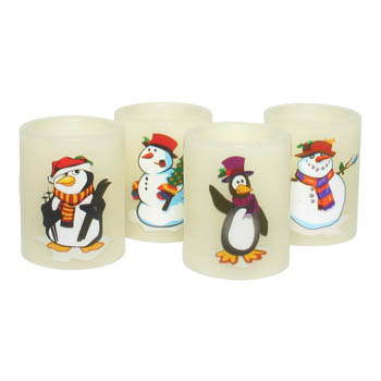 Christmas Candle Set of Four