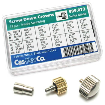 Watch Crown Assortment, Screw Down