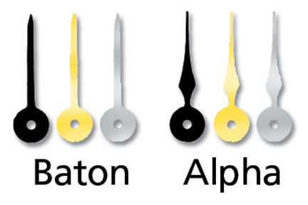 Watch Hand Assortment, Small Second/Recorder