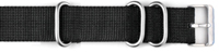 NATO Sport Strap Military Nylon Black WB-3640BK