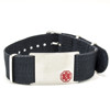Nato Style Solid Nylon Medical Alert Band