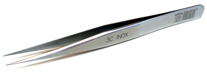 Regine 3C Carbon Steel Tweezers – Made In Switzerland – Precision Point
