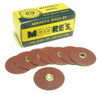 E.C Moore's Adalox Aluminum Oxide 7/8'' Sanding Disc Box of 600 Coarse 