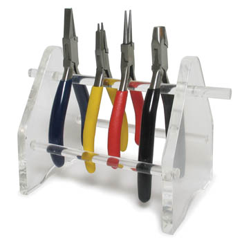 Solid Wood Plier Rack and Holder for 8 Pliers