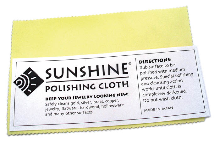 Silver Jewellery Polishing Cloth  Keep Your Jewellery Looking Fabulous