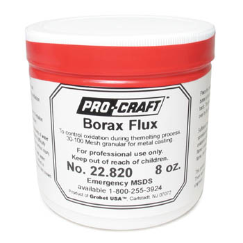 Borax, Welding Flux Borax, Borax Flux, 1 Bag Silver for Casting