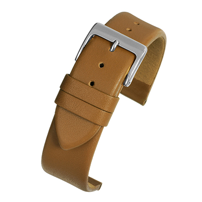 Watch Strap, Tan Leather W101