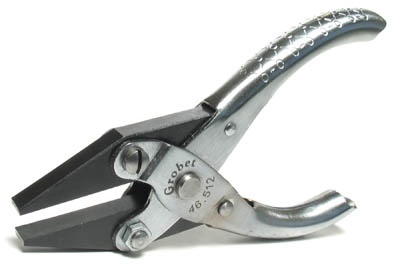 PL8670 = Parallel Pliers with Flat Nose Brass Jaws - FDJ Tool