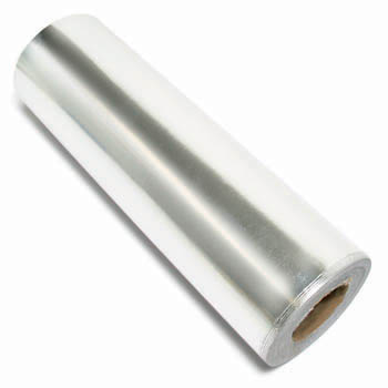 Gift Wrap - Silver Foil Metallic