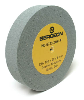 Bergeon Bergeon 6085-F2 Fine Grain Abrasive Wheels Aluminum Oxide Polishing Brush 