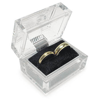 Cas-Ker Crystal Clear Jeweler's Gift Box